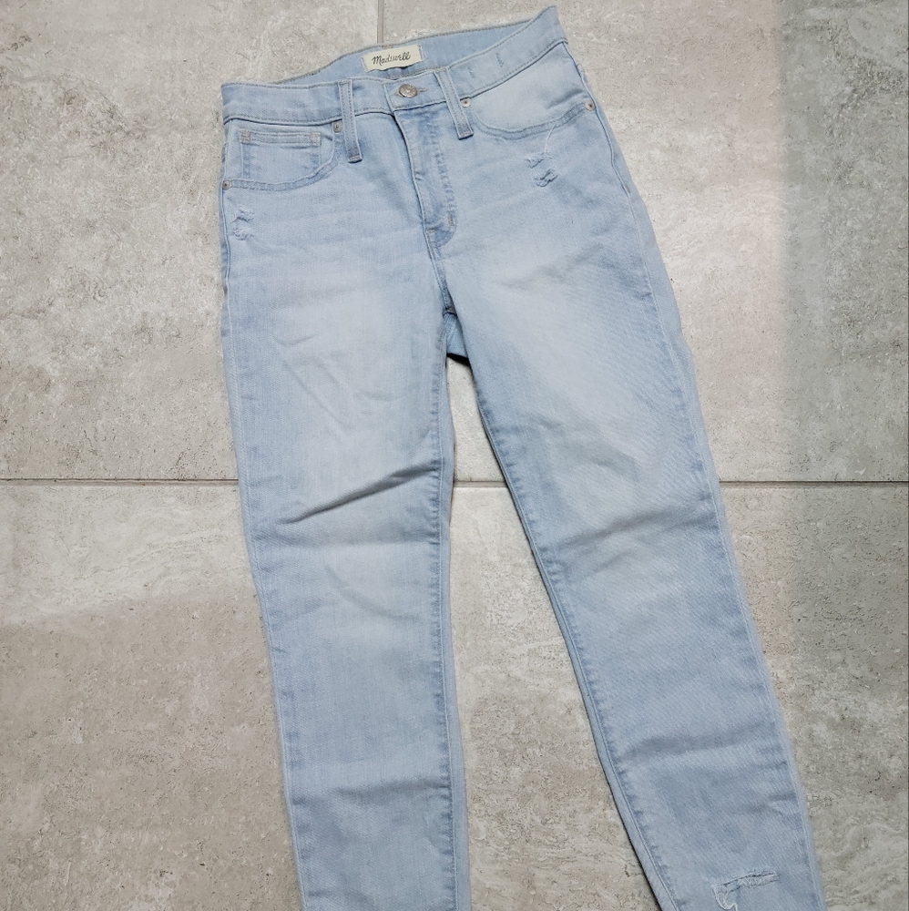 Madewell mid-rise skinny crop